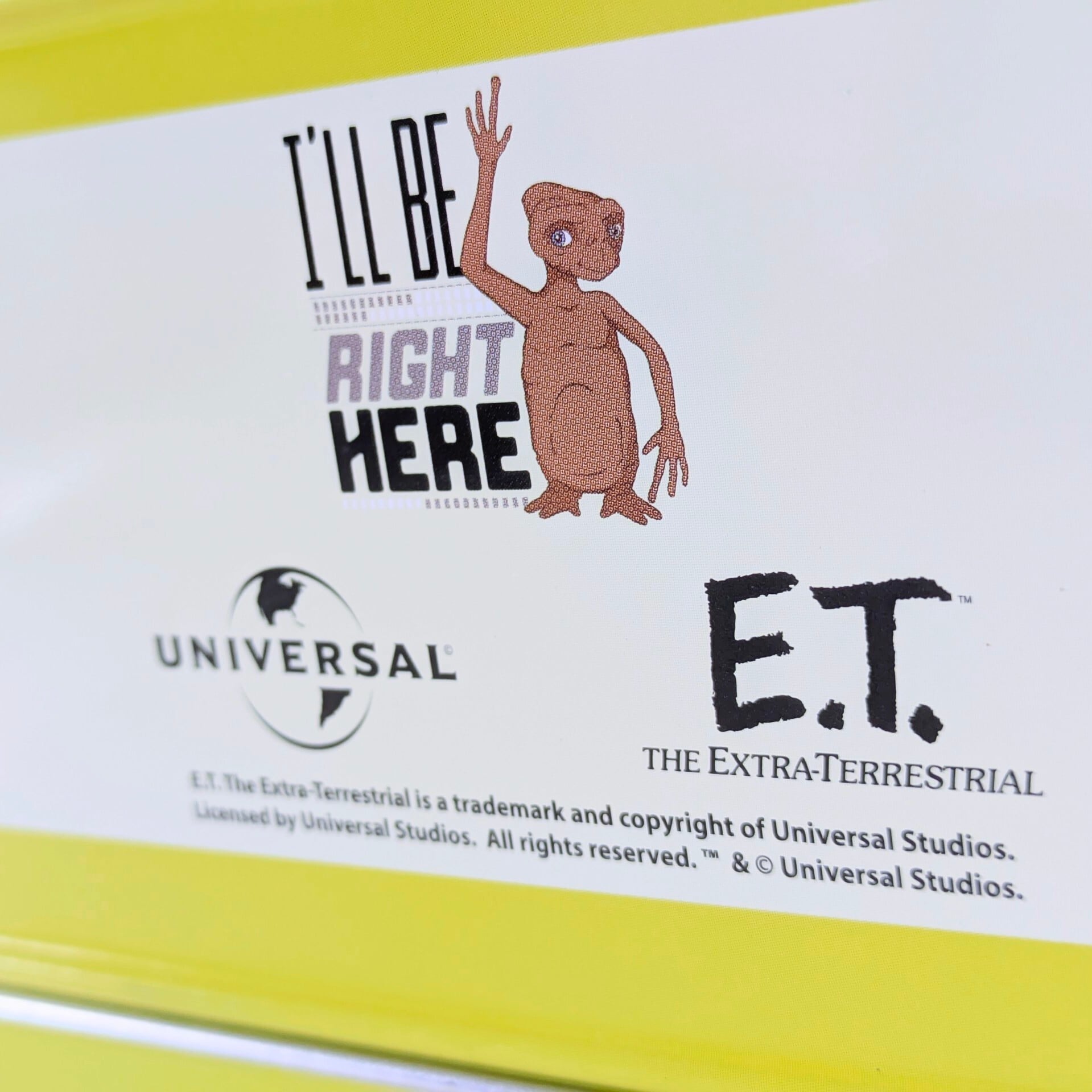 【 E.T.( イーティー )】Tin LUNCH BOX / ランチボックス / ブリキ缶 〚アメリカン雑貨 アメトイ〛