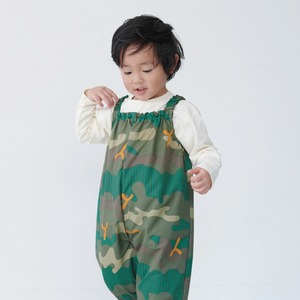 お砂場着 "camouflage" green
