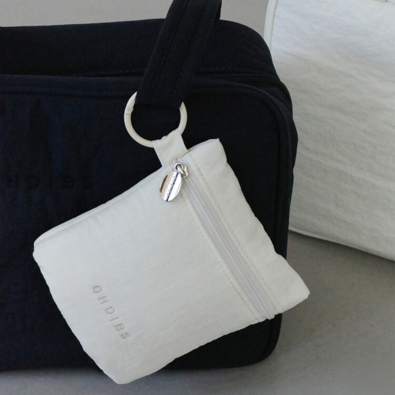 【予約】[ OHDIBS ] Mini Cube Pouch｜Deep Navy - 3