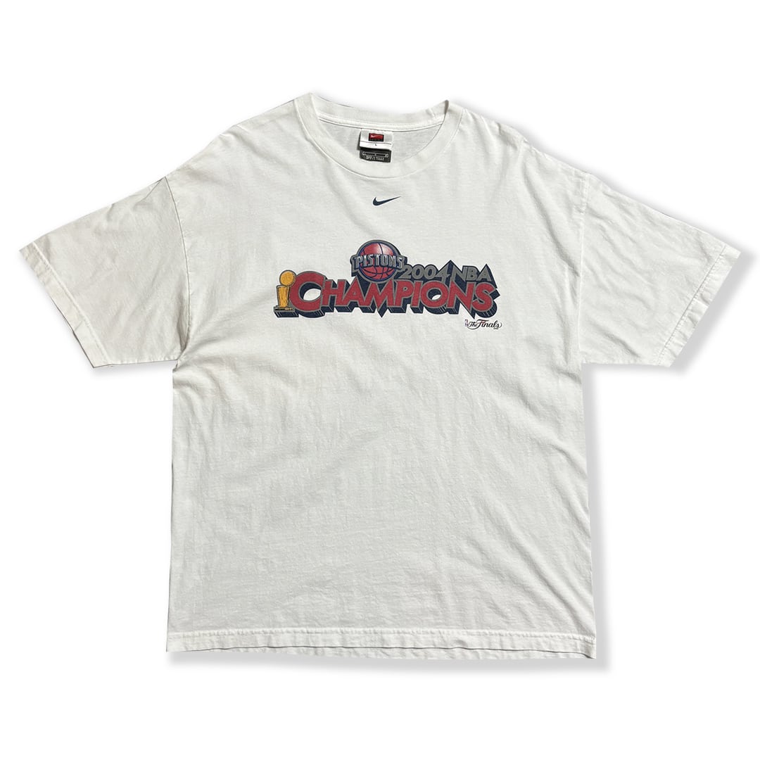 Detroit Pistons -2004 NBA CHAMPIONS- Printed T-Shirt. NIKE