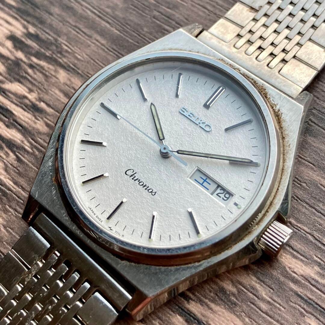 動作品】セイコー クロノス SEIKO Cronos 腕時計 クォーツ メンズ 男性 ...