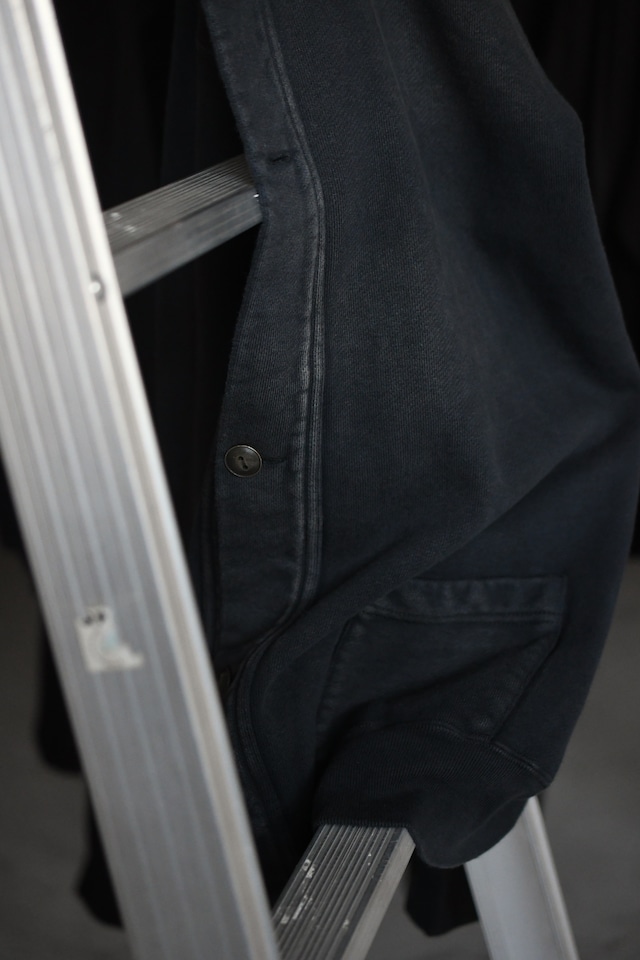 A.PRESSE / Vintage Sweat Cardigan (Black)