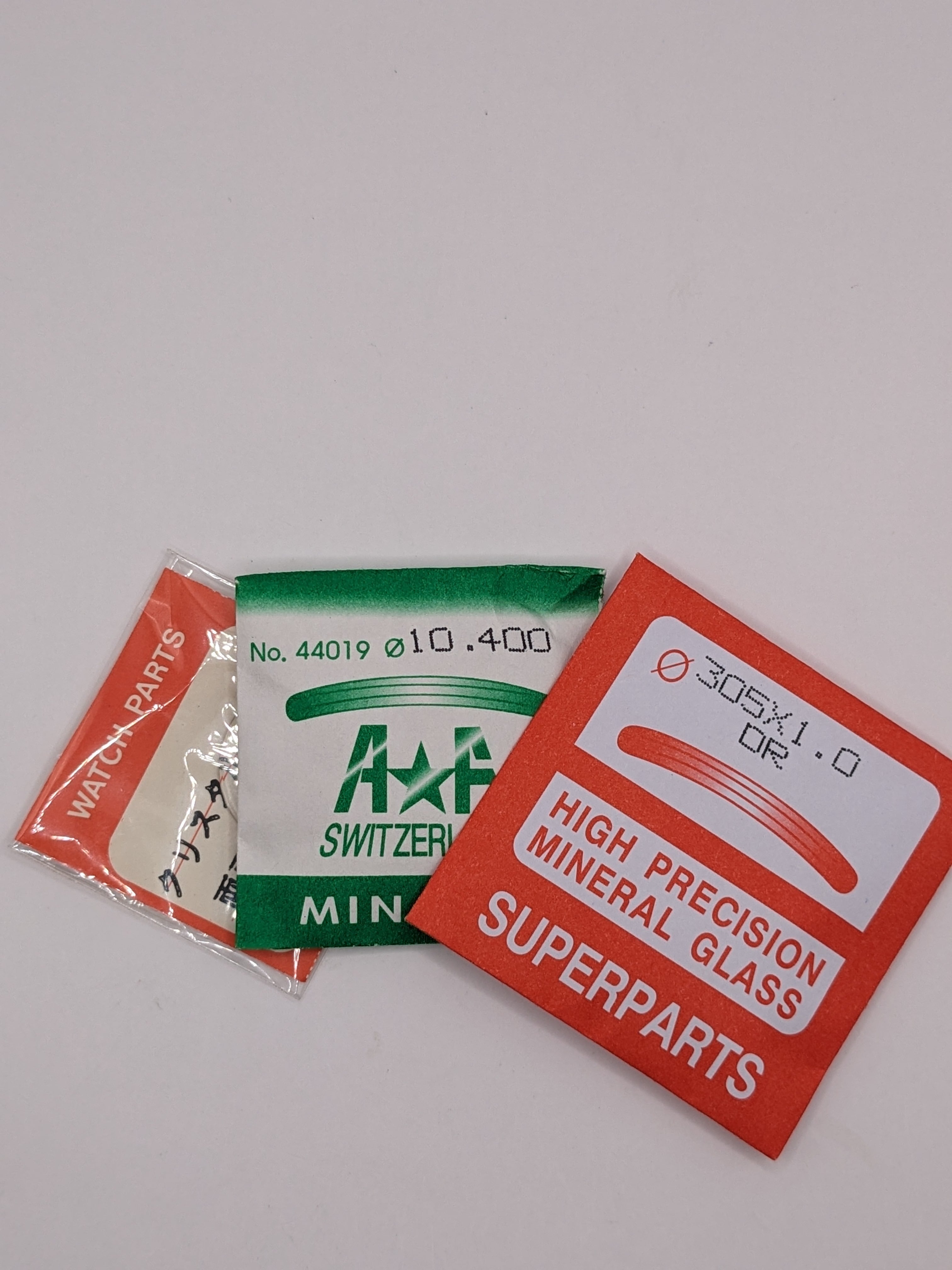 R付カーブガラス 厚み1.0mm 各種 | 三宝 ～時計工具・彫金工具・時計