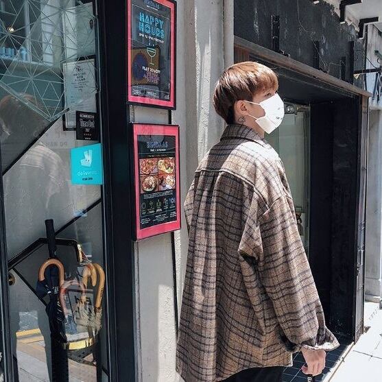 全2色 シャツ チェック オーバーサイズ ビッグシルエット