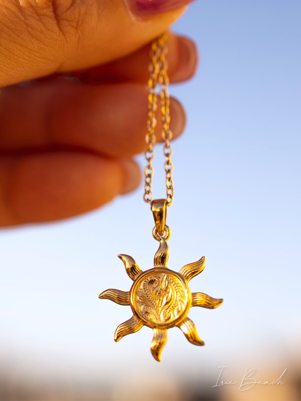 sunrise necklace 【チェーン付き】 | IRIEBEACH