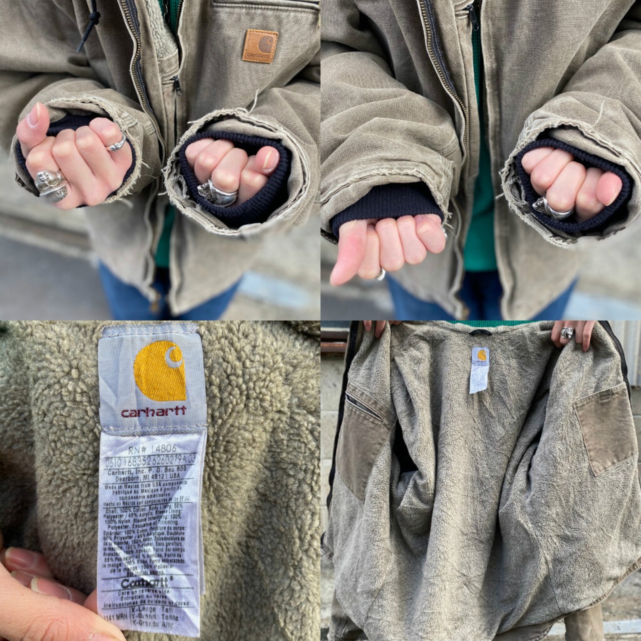 Carhartt カーハート フード付き デトロイトジャケット メンズXL 古着 