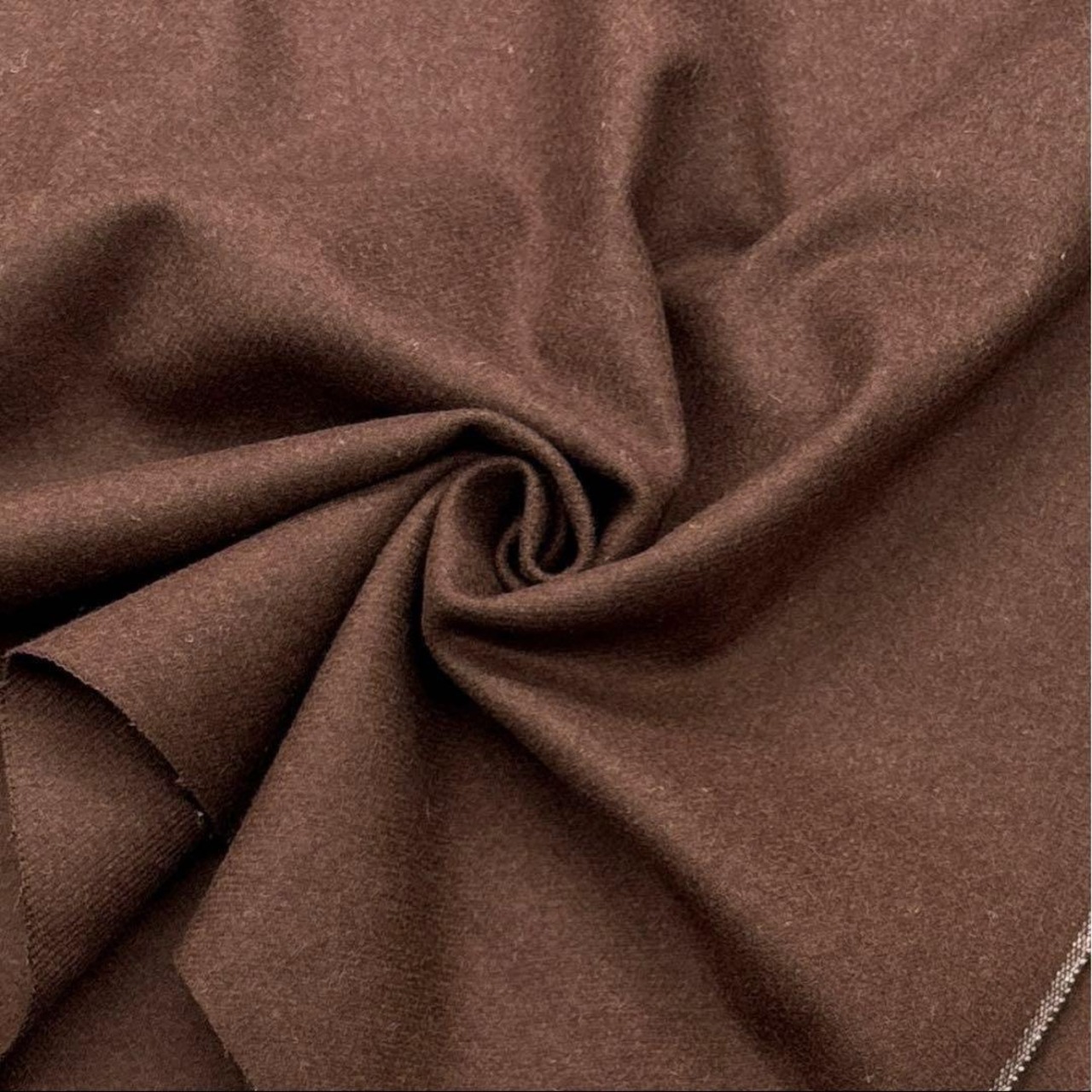 ★NY203◆2.5m◆ウール100%弱毛羽立ちツイル生地◆こげ茶