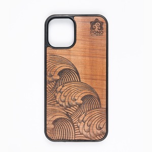 Pono Woodworks コアウッド iPhone 12 mini ケース 【ポノ ウッドワークス】 Koa Wood iPhone 12 mini Case