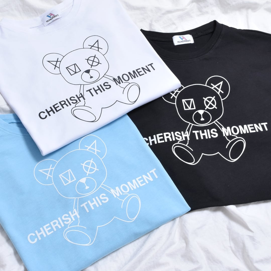 □△○くまショート丈Tシャツ | VOLCAN&APHRODITE