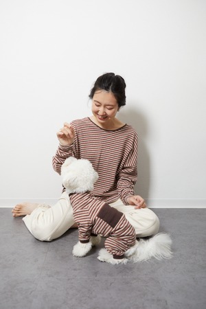 【Sovje oneline】 Multi border ROMPERS 小さいサイズのみ