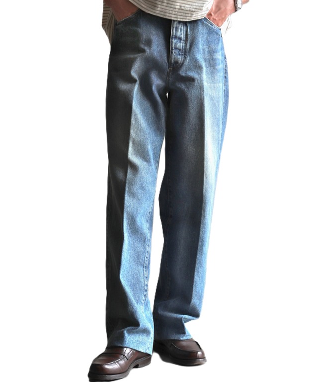 TANAKA / ST-2(F) THE JEAN TROUSERS (VITAGE BLUE)