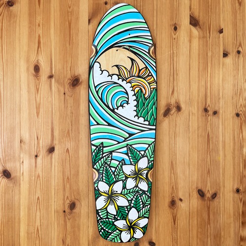 Skateboard Deck（Plumeria Sun）