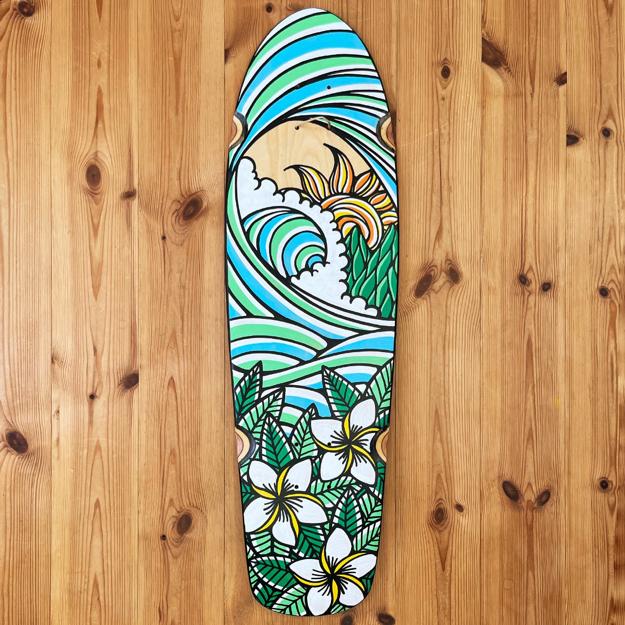 Skateboard Deck(Plumeria Sun)
