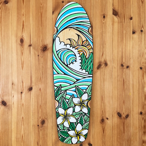 Skateboard Deck（Plumeria Sun）