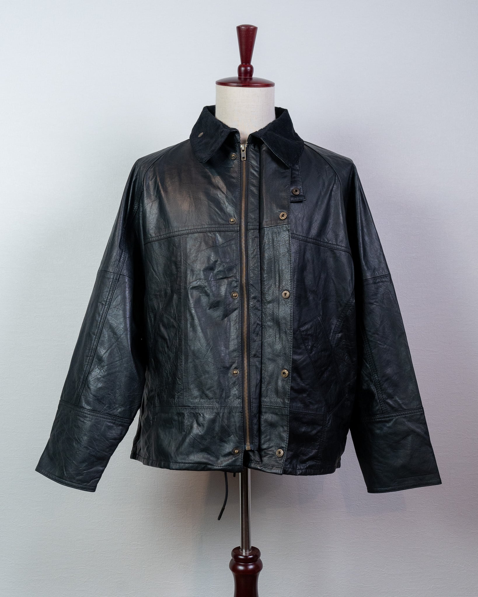 yoused】LEATHER DRIVER'S JACKET ユーズド リメイク レザードライバー yoused】LEATHER DRIVER'S JACKET ユーズド リメイク レザードライバー