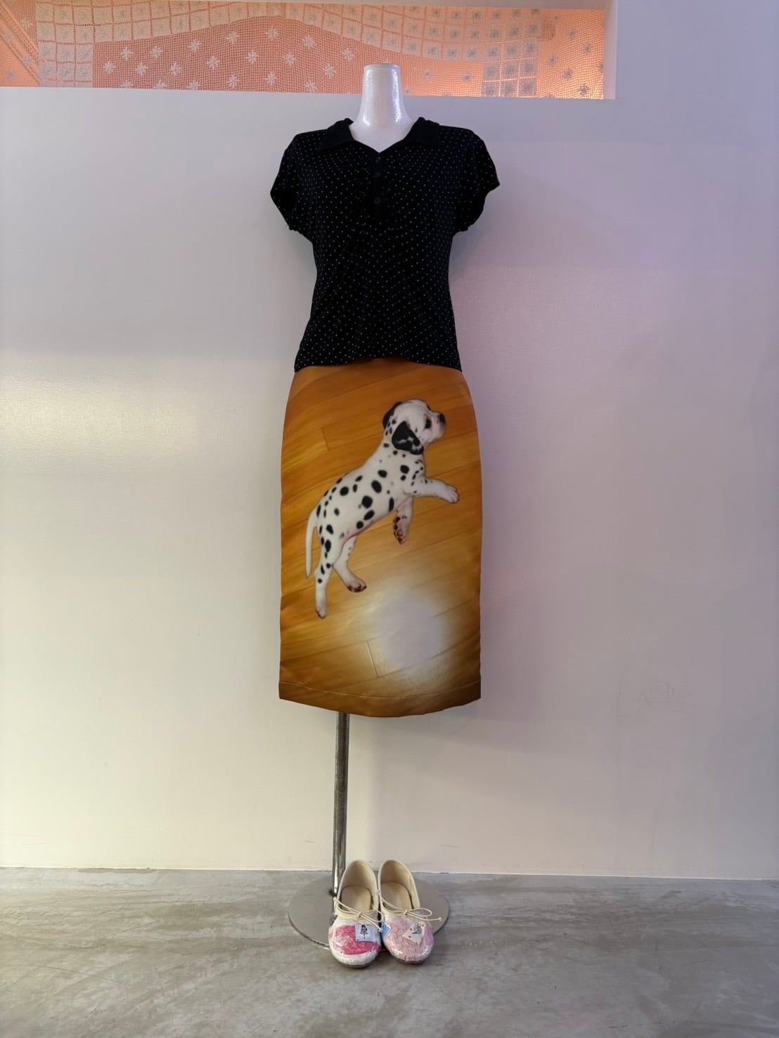 Ashley Williams long skirt dalmatian