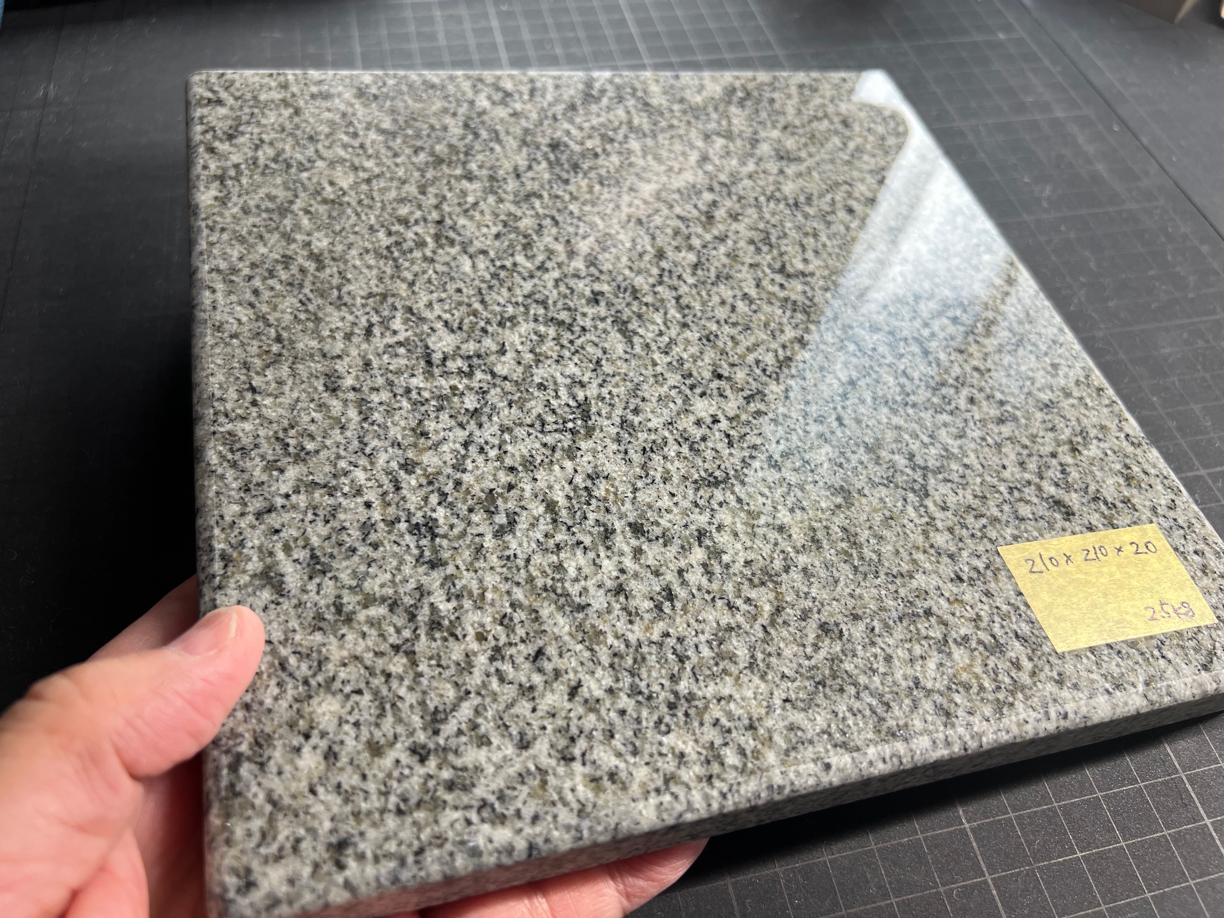 石材 波型デザイン 2枚セット 御影石調 sold out】御影石『レザークラフト用』ミニサイズ① | SIDE