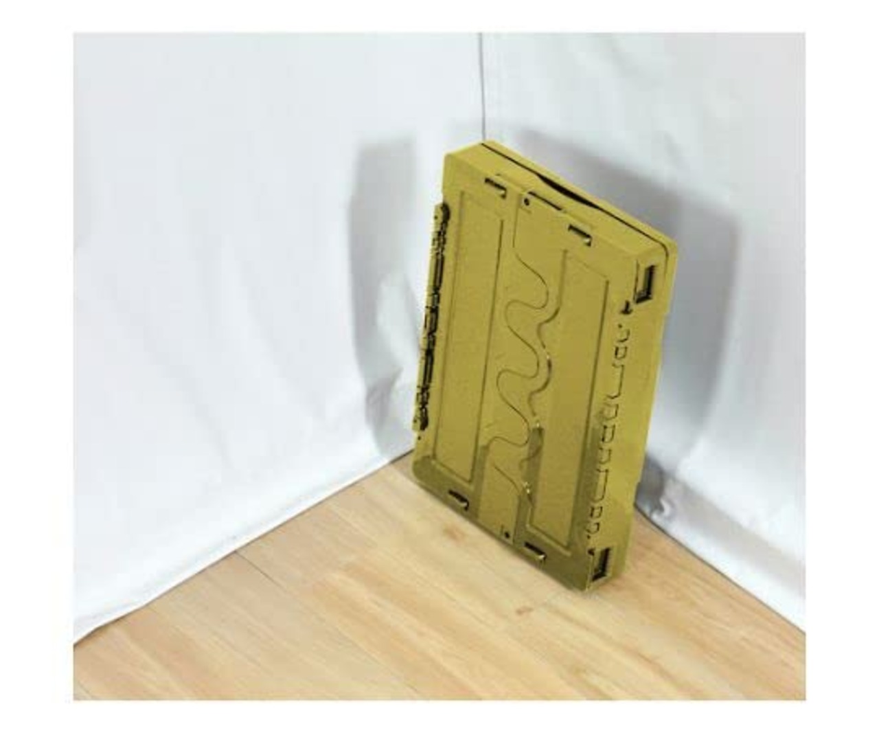 トラスコ中山(TRUSCO) 蓋つき折りたたみコンテナ コヨーテ ベージュ 50L CT50-CYT