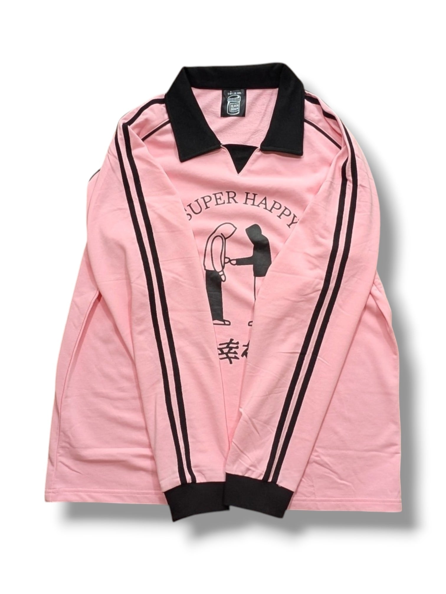 Super Happy LS Game Shirt | BLACK BRAIN