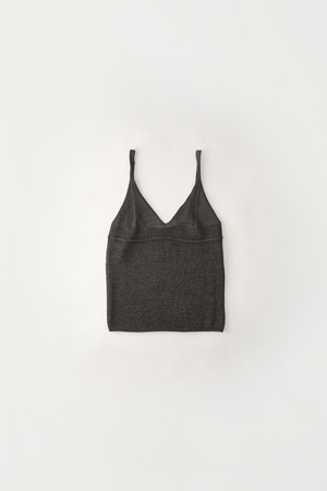[NOTHING WRITTEN] Lillia paper cami top (Charcoal) 正規品 韓国ブランド 韓国通販 韓国代行 韓国ファッション ナッシングリトゥン 日本 店舗