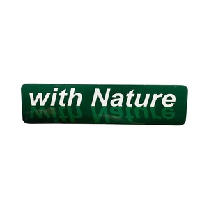 「With Nature」アウトドアステッカー