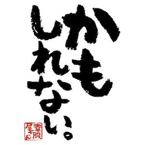 かもしれない。おもしろ Tシャツ ka500-158 ゆる文字 格言 ネタT 漢字 和柄 ネタTシャツ メッセージTシャツ パロディTシャツ ふざけTシャツ 名言 迷言 格言 漢字 グッズ