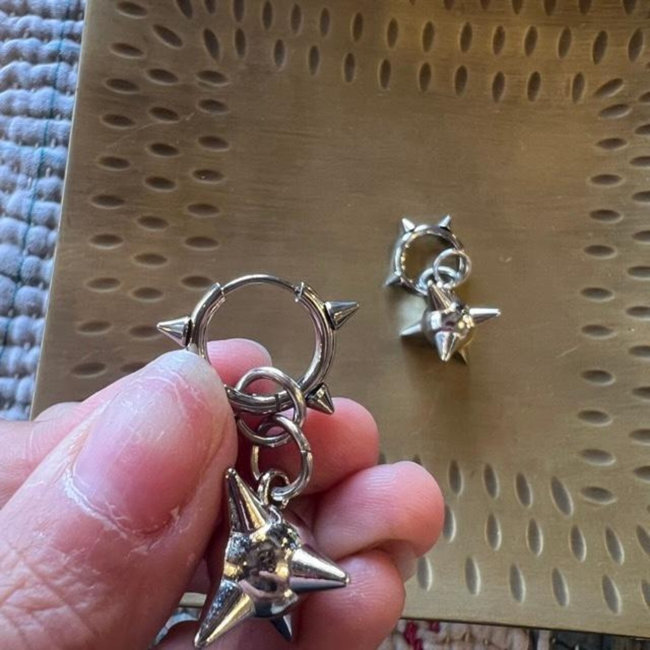TOPANGA Jewelry　Spiky earrings　スパイキーピアス　ピアス　トゲトゲ　ジュエリー　ギフト　プレゼント