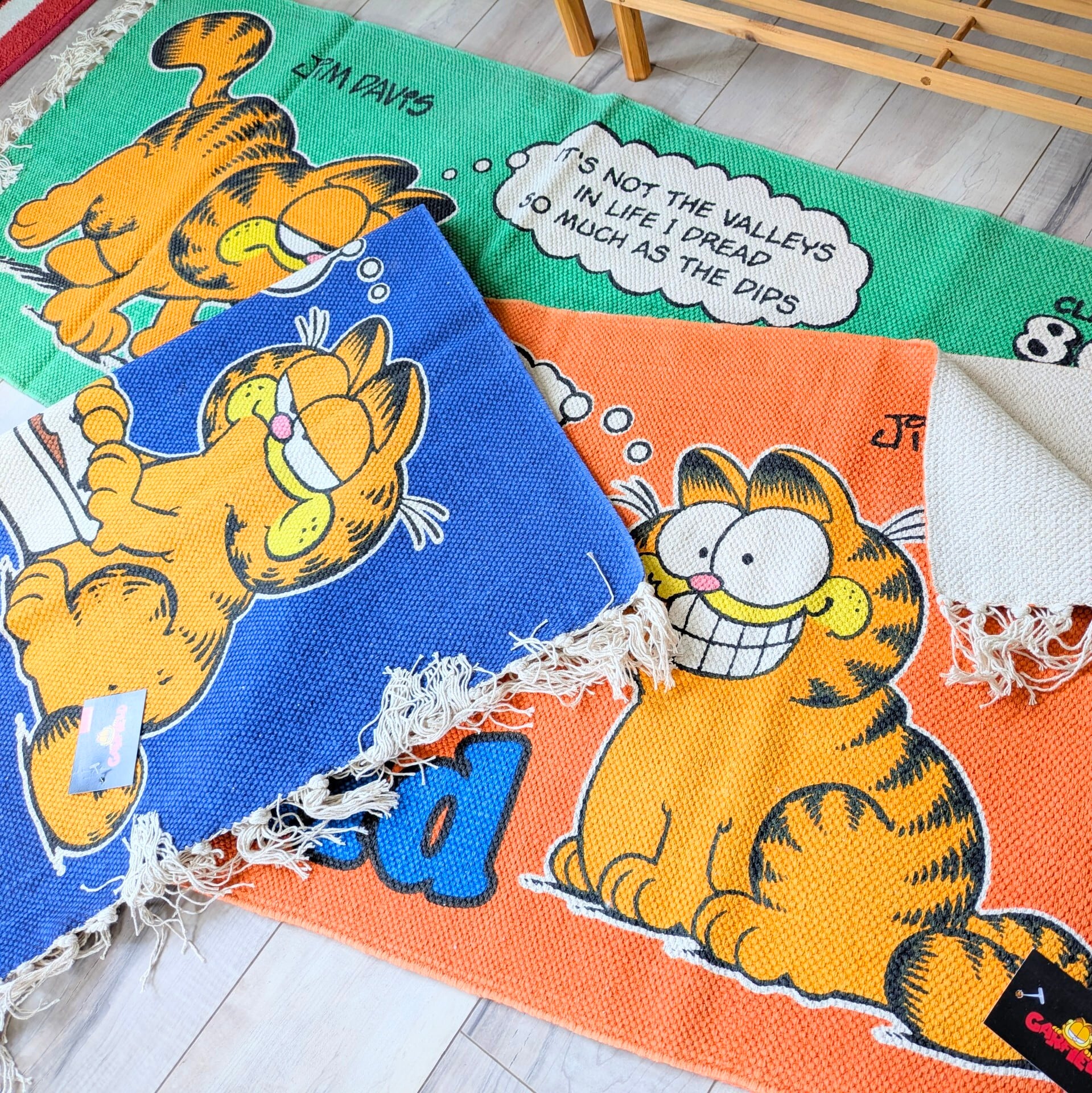 【 Garfield( ガーフィールド ) 】 KITCHEN MAT / キッチンマット / COTTON MAT /  コットン マット/ Floor Mat / フロアマット / ロングバージョン〚アメリカン雑貨 アメトイ〛