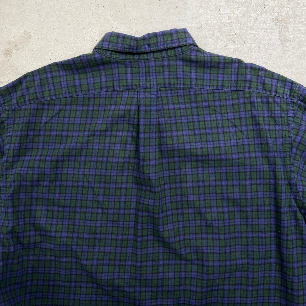 90年代 Ralph Lauren ラルフローレン BLAKE 長袖 チェックシャツ