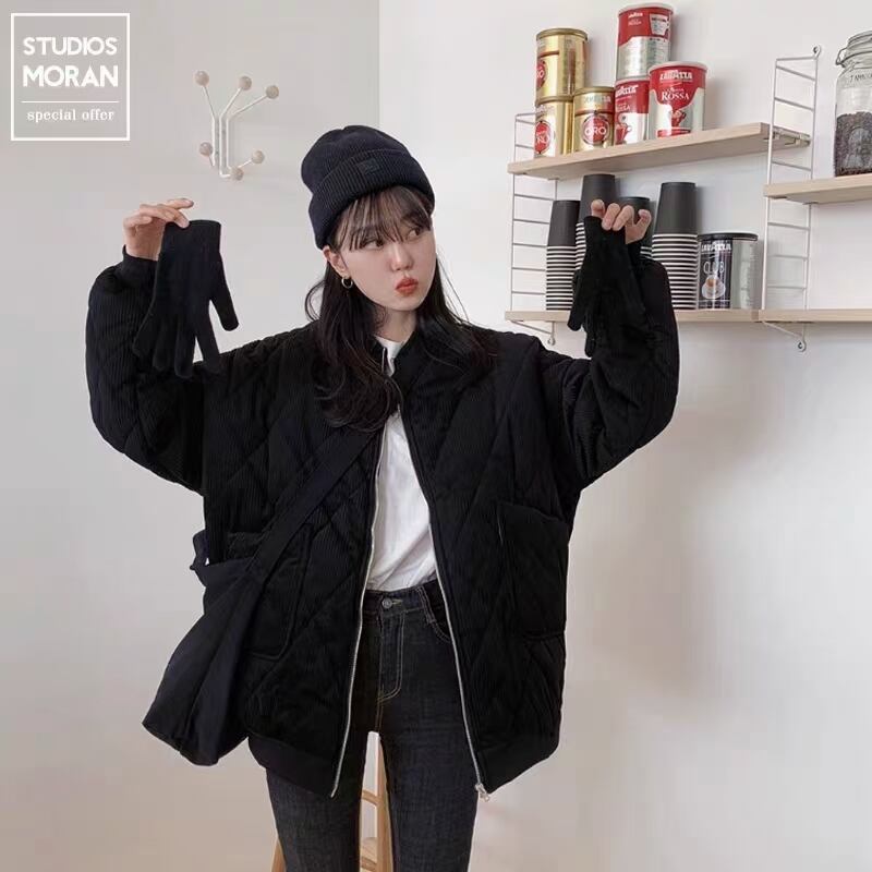 コーデュロイ　キルティングブルゾン　ASF212010-16