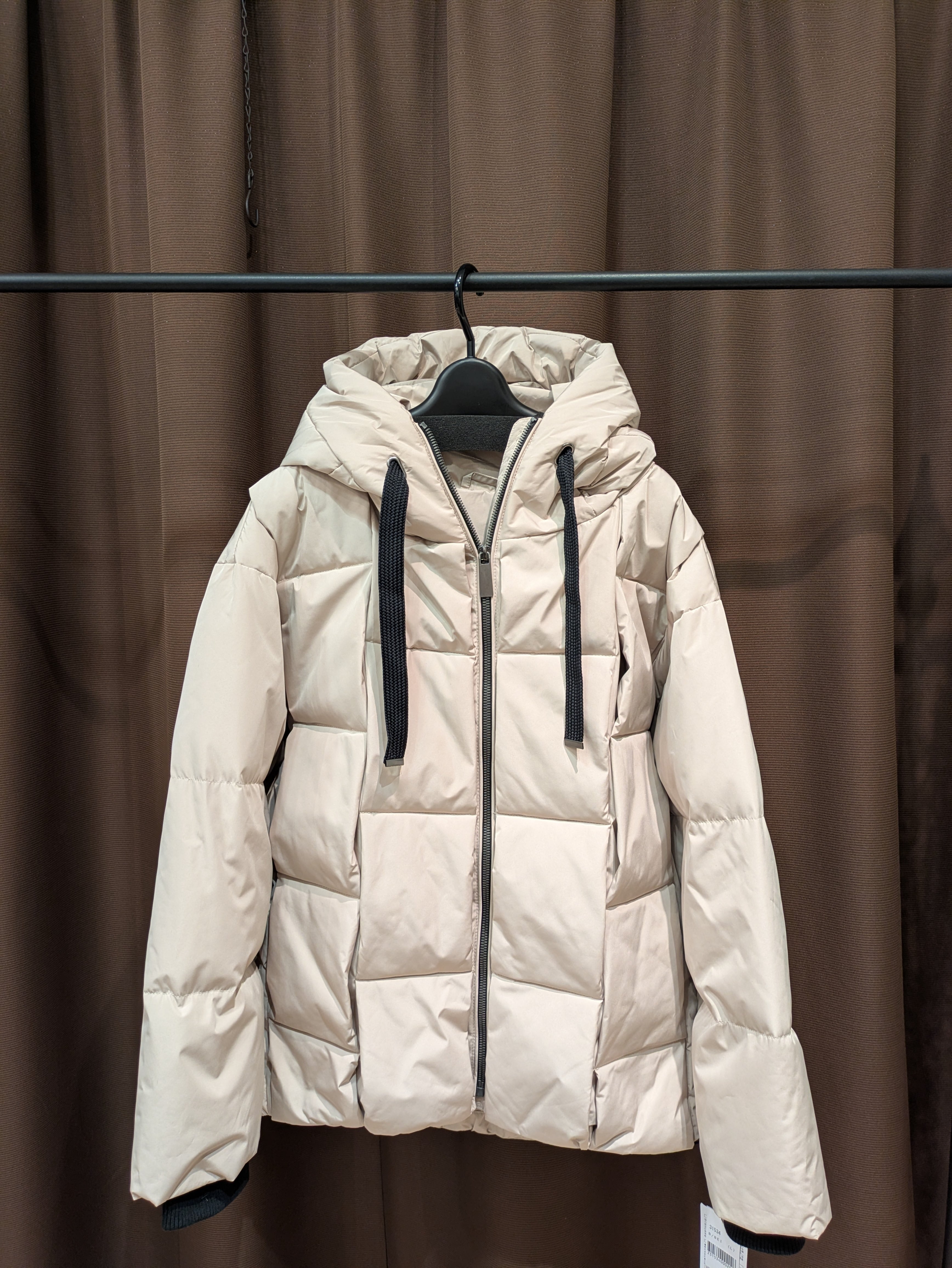 Mサイズは12月26日までにチャットからお申し込みください☆31534 コクーン ダウンコート /ライトベージュ