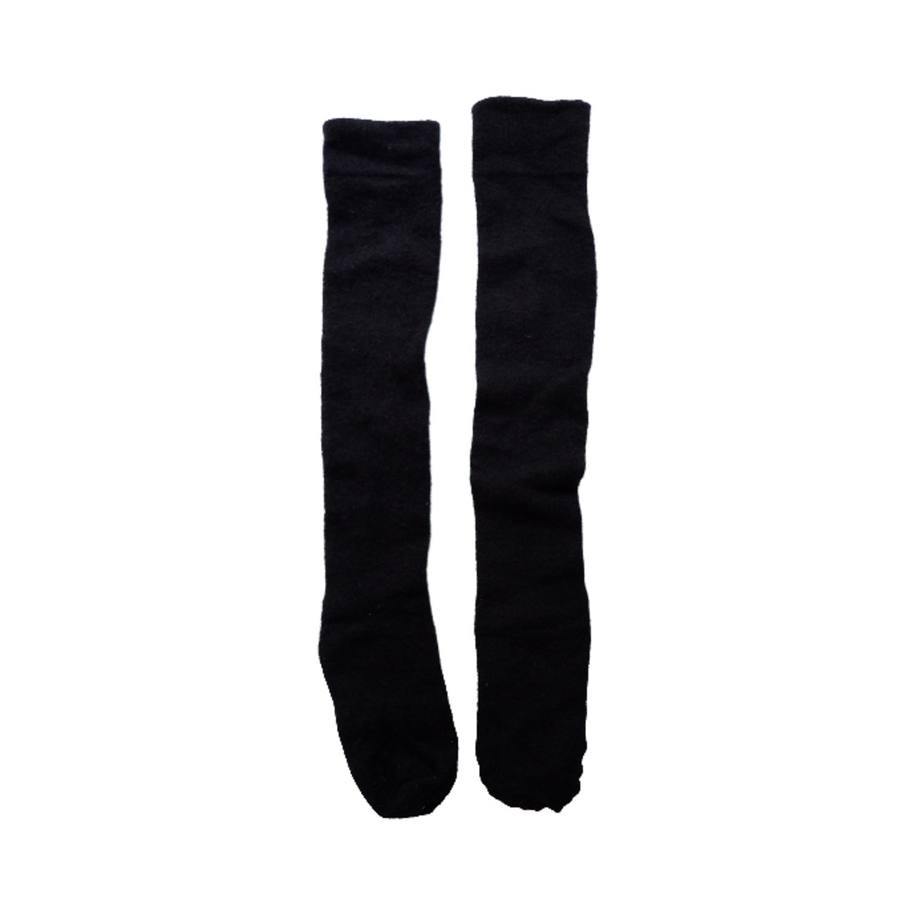 North pole Alpaca long socks  col.black