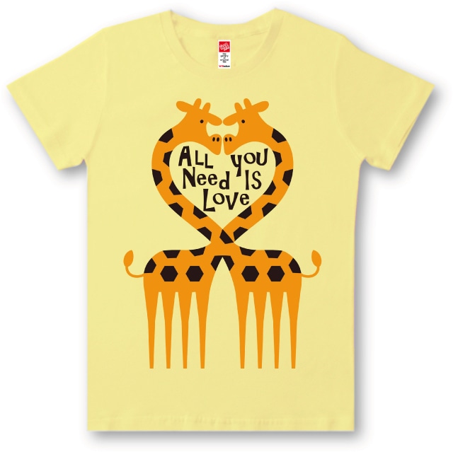 #430 Tシャツ ALL YOU NEED/YEL