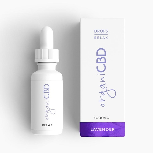 OrganiCBD CBDオイル ラベンダー CBD1000mg／30ml