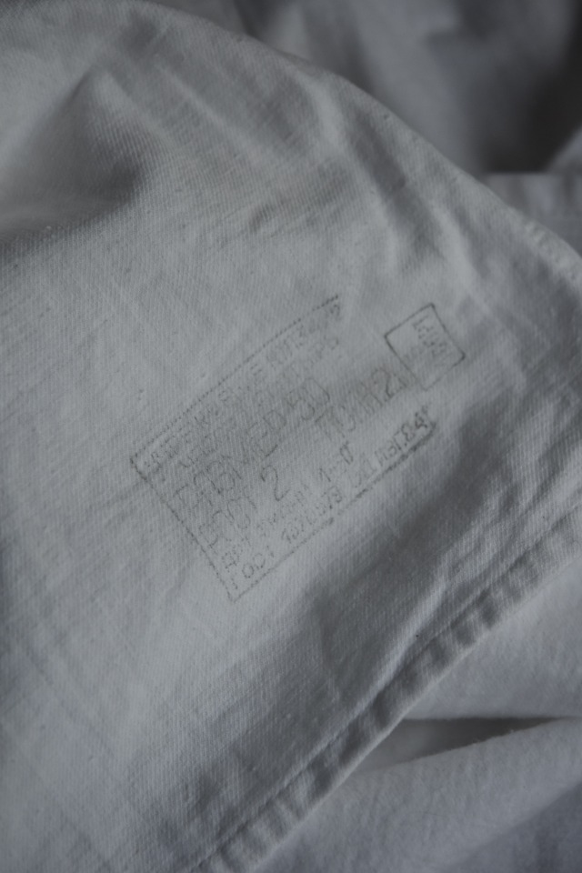 Utah／70's russian military pullover sleeping shirt／white