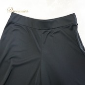 社交ダンス 衣装 ズボン ブラック系 チャコット Chacott 日本製 パンツ ボトムス 練習 レッスン 伸縮 ストレッチ 黒 金 シンプル 上品 かわいい キラキラ ダンス衣装 イベント ステージ ゴールド系