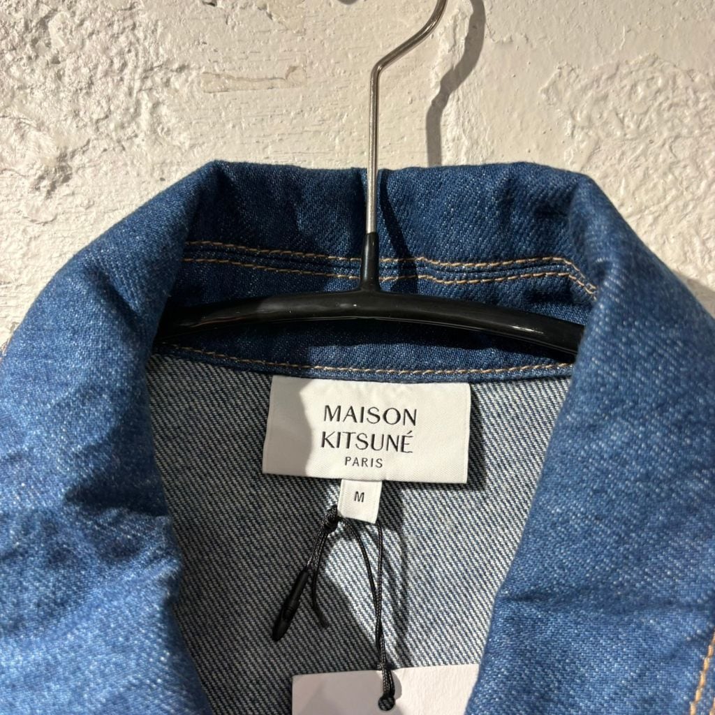 MAISON KITSUNE メゾンキツネ 26SS Denim Cropped Jacket デニム