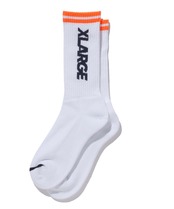 【XLARGE】CONTRAST STRIPE STANDARD LOGO SOCKS