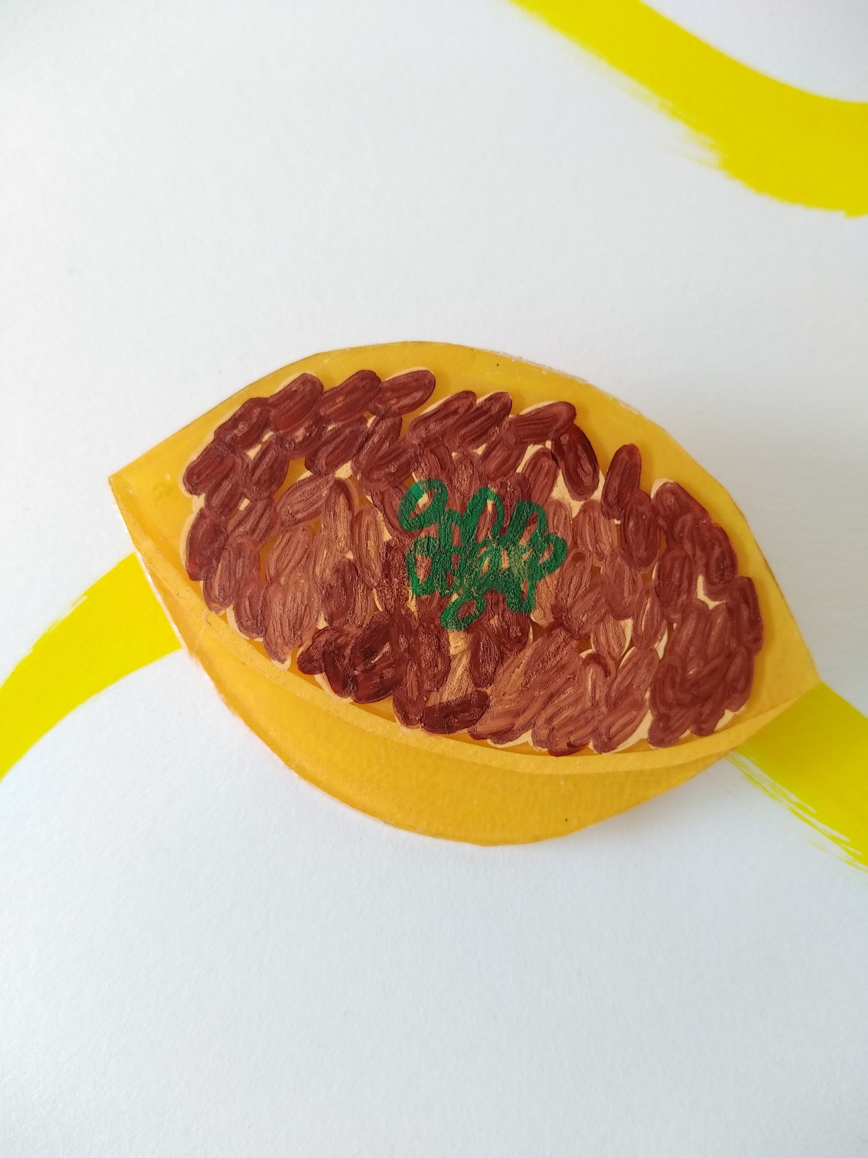 ヘンテコ ブローチ 「納豆」