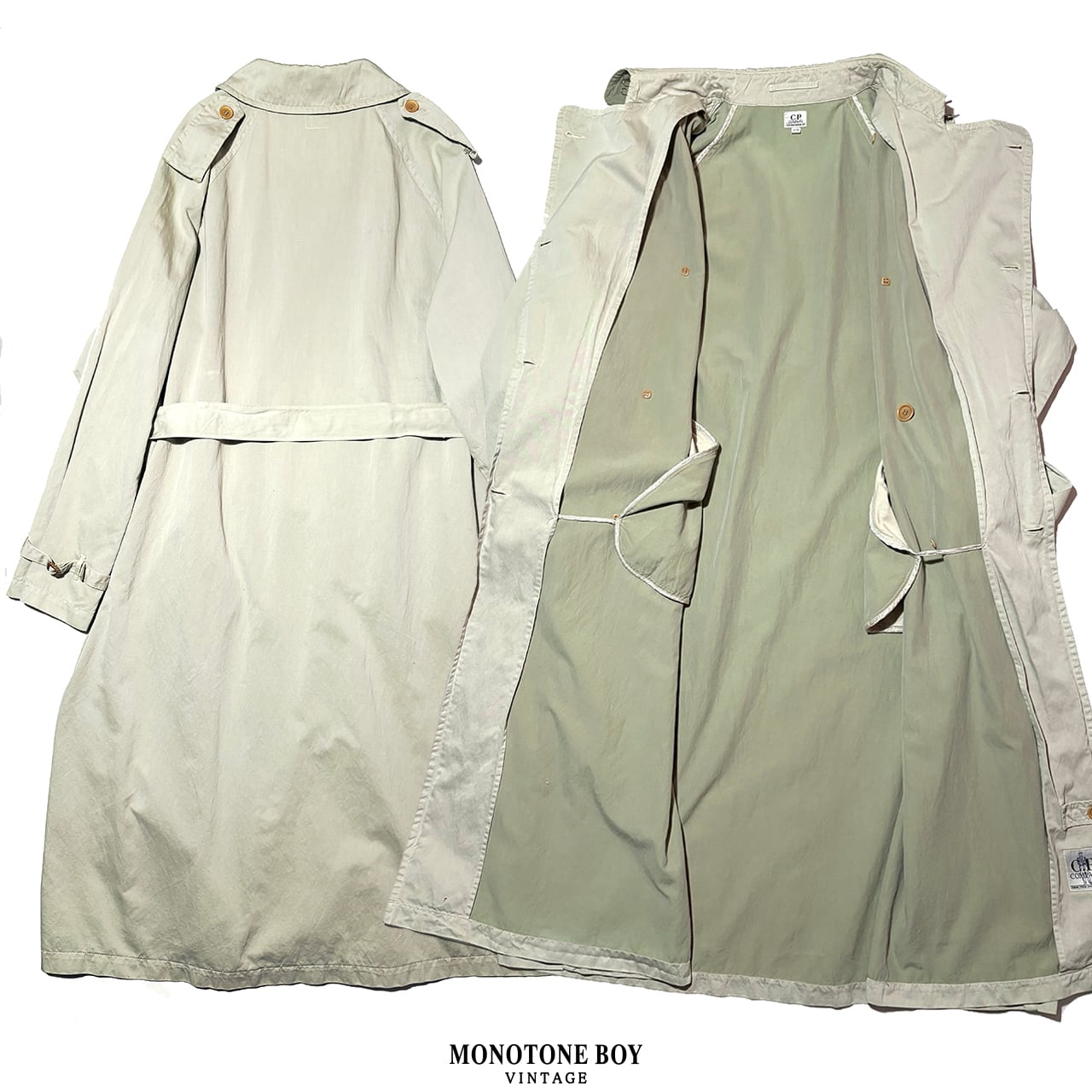 C.P. COMPANY Early 90'S Trench Coat Idea from Massimo Osti