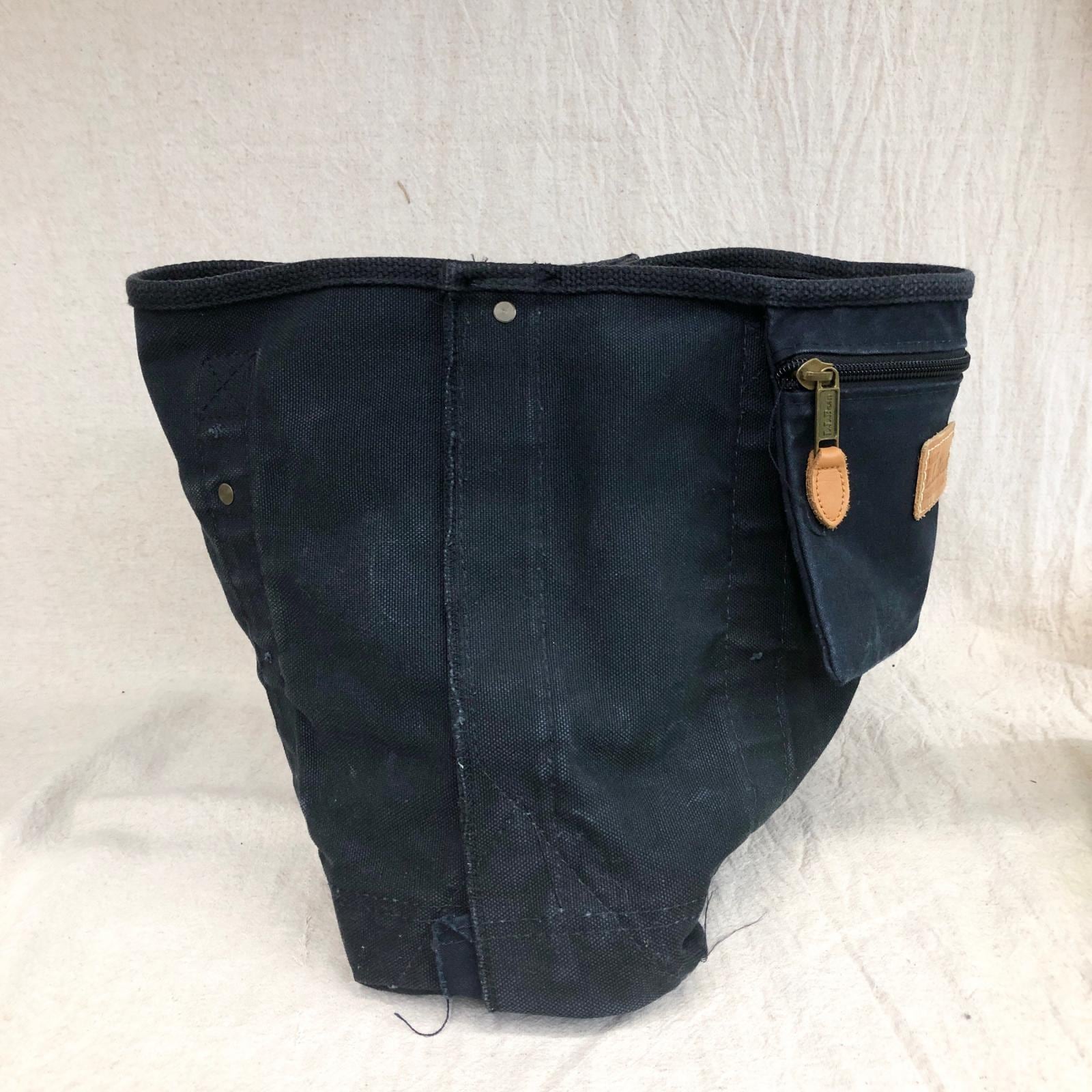 L.L.BEAN エルエルビーン USA製 キャンバス トートバッグ レザー