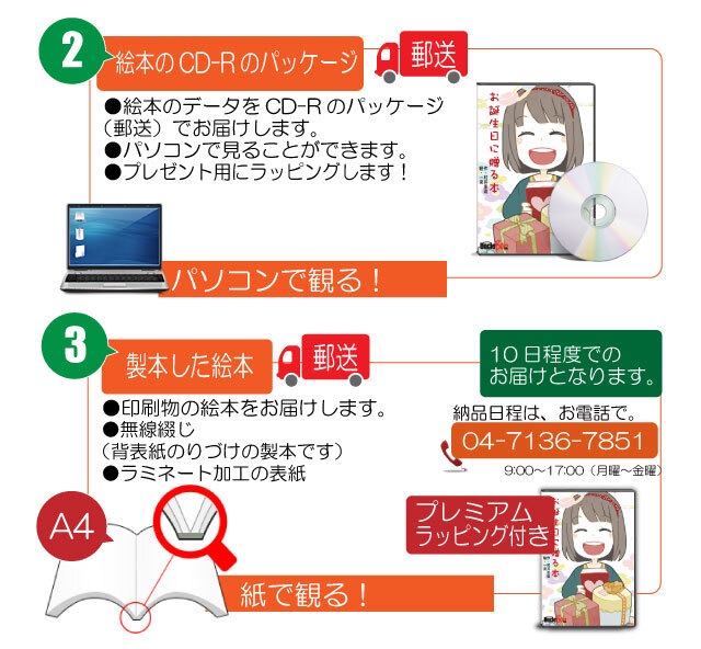 歳の女の子の誕生日プレゼントのオリジナル絵本 お誕生日に贈る本 To Girls 記念de絵本ブックストア