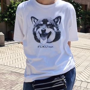 うちの子Ｔシャツ☆顔デカVer.（いぬ ねこ 犬 猫 ネコ ペット うさぎ ウサギ ハムスター パンダ 子供でも♪）