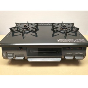 Rinnai(リンナイ)・ガステーブル・右強火力・LPガス用・2022年製・KGDM67BKR・No.250217-22・梱包サイズ160