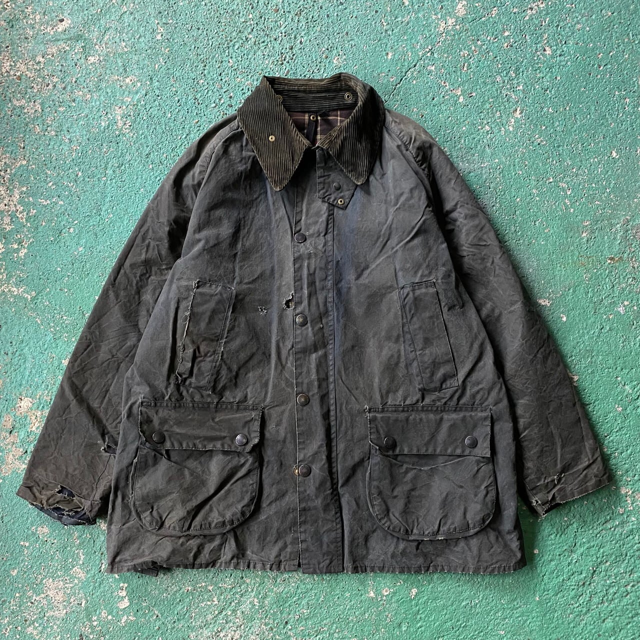 【Barbour】BEDALE　バブアー　ビデイル　ネイビー　英国製　C42