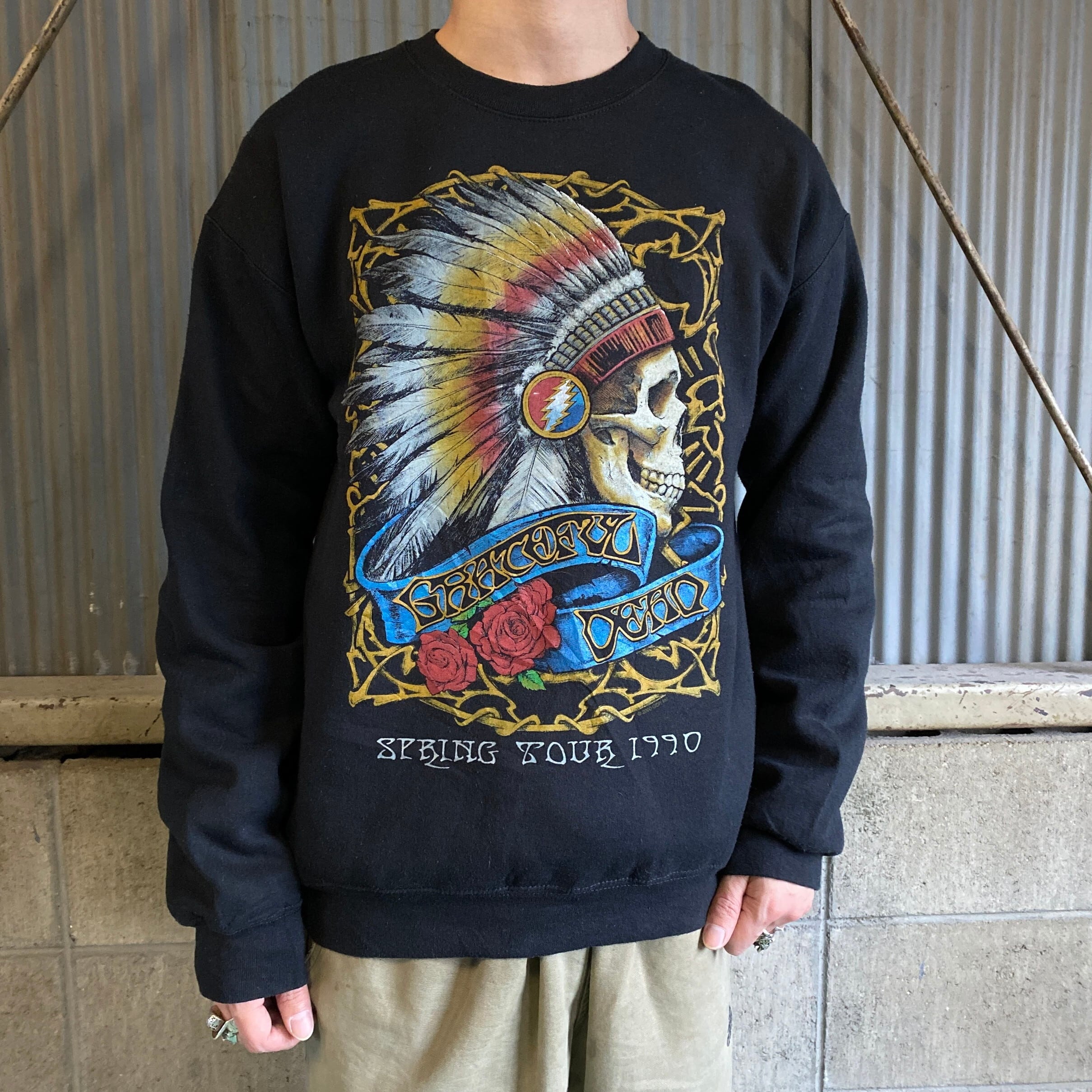 00年 GRATEFUL DEAD グレイトフルデッド バンドスウェット メンズM 