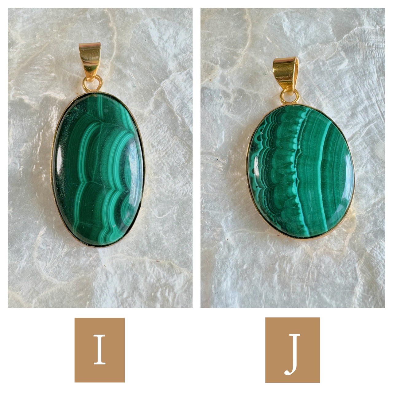 Malachite necklace(セミオーダーマラカイト天然石ネックレス)