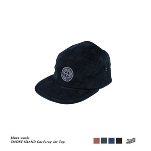 SMOKE ISLAND Corduroy Jet Cap [BLACK]