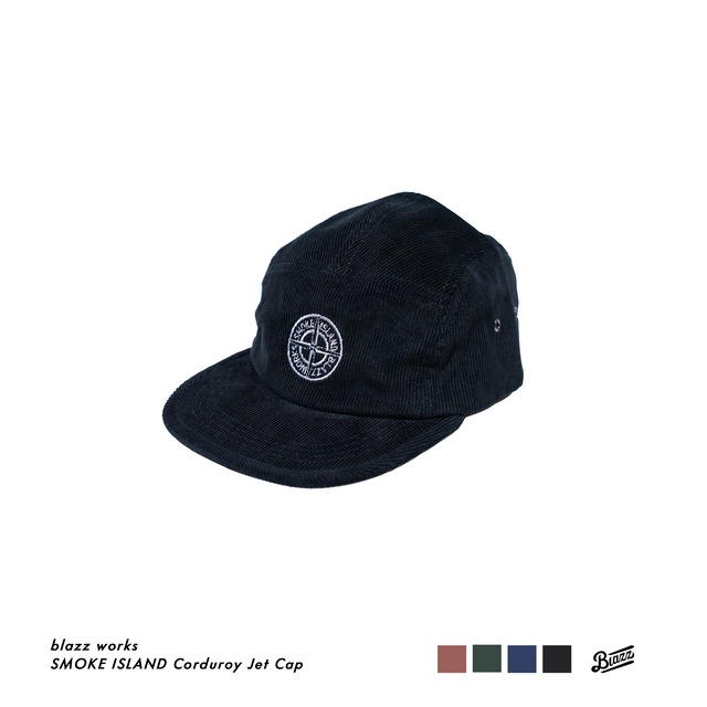 SMOKE ISLAND Corduroy Jet Cap [BLACK]