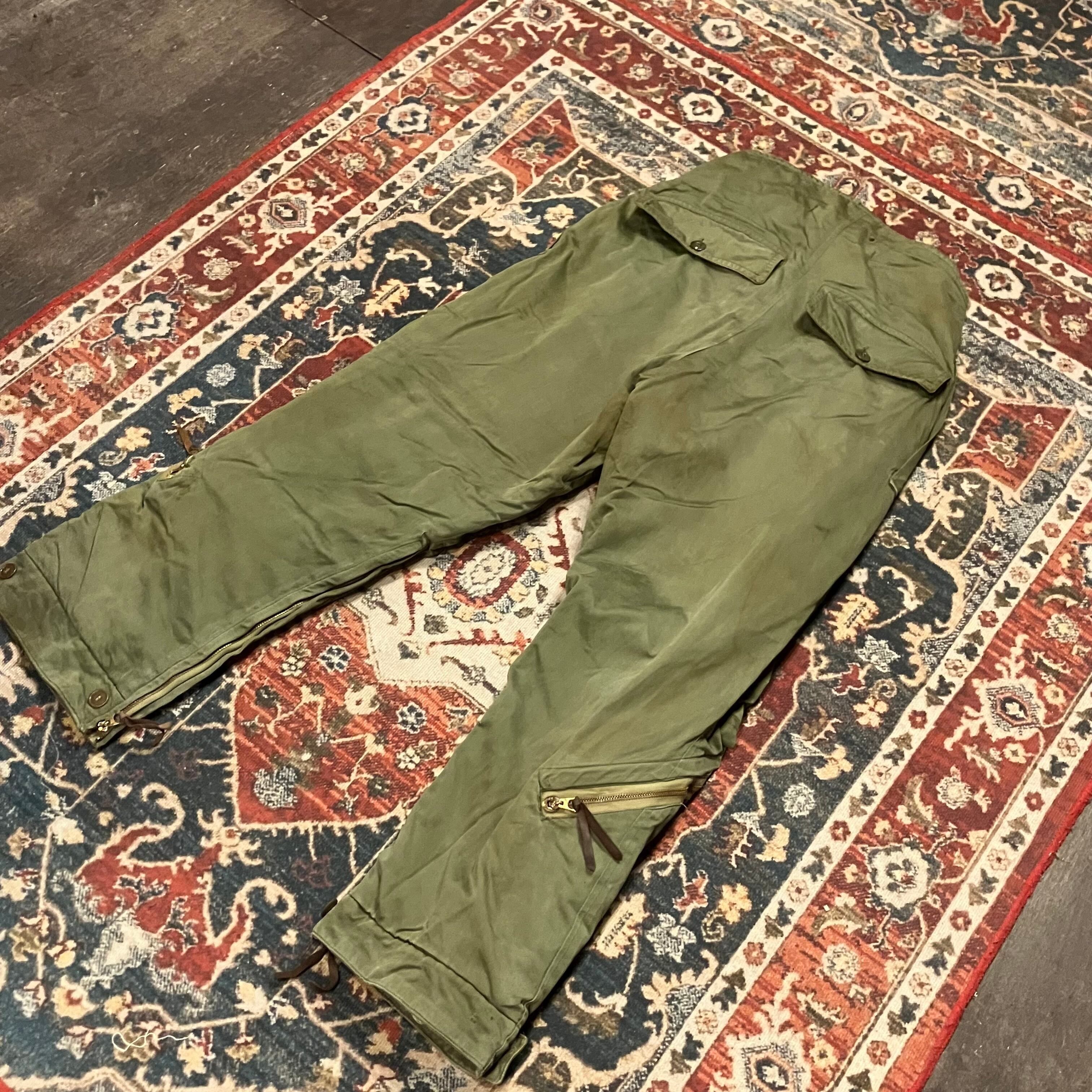 40s 米軍 実物 USAAF A-9 フライトパンツ ヴィンテージ 陸軍航空隊